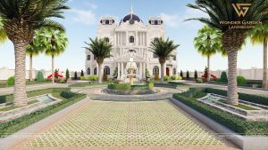 Cong ty TNHH canh quan Vuon Dieu Ky thiet ke canh quan biet thu tan co dien Binh Duong 5